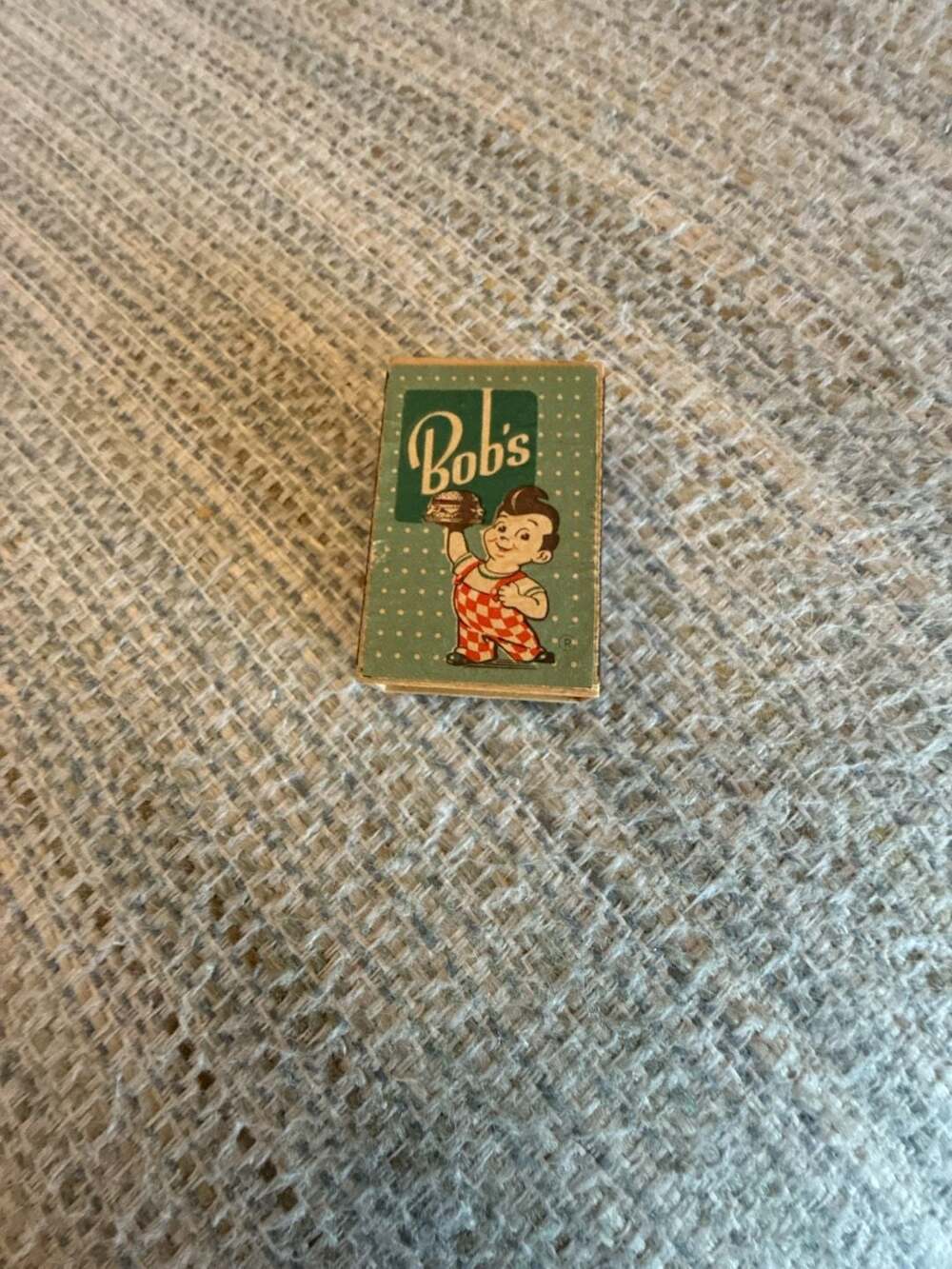 Vintage Bob's Big Boy Restaurant Matchbox
